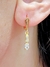 Aros colgante oro18kl - Joyas Maia