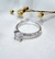 Anillo plata solitario - Joyas Maia