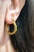 Imagen de Aros argollas acero dorado