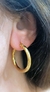 Imagen de Aros argollas acero dorado