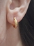 Imagen de Aros argollas acero dorado