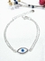 Pulsera acero blanco ojito - comprar online
