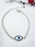 Pulsera acero blanco ojito en internet