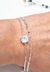 Pulsera acero blanco - Joyas Maia
