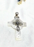 Colgante cruz plata nacar
