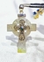 Colgante cruz plata nacar - Joyas Maia