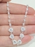 Pulsera plata corazones - tienda online