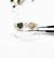 Anillo plata y oro corazónes - tienda online