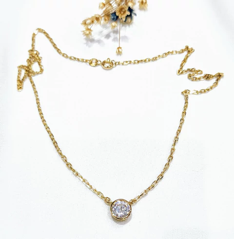 Cadena colgante oro 18kl