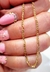 Cadena tres por uno oro18kl - tienda online