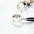 Anillo solitario plata y oro 18kl - comprar online