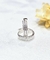 Aros argollas plata doble medio sin fin - comprar online