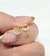 Imagen de Aros plata rose llave