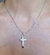 Colgante cruz plata - Joyas Maia