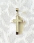 Colgante cruz plata