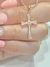 Cruz plata rose - tienda online