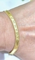 Pulsera cinta oro números romano - tienda online