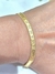 Pulsera cinta oro números romano - Joyas Maia