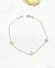 Pulsera oro18kl trébol nácar - comprar online