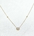 Collar oro18kl trebol nacar