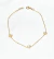 Pulsera oro18kl trébol nácar - Joyas Maia