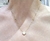 Imagen de Collar oro18kl trebol nacar
