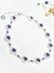 Pulsera plata rosetas amatistas en internet