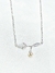 Cadena colgante plata tulipan