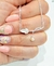 Cadena colgante plata tulipan - comprar online