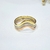 Anillo oro tricolores