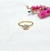 Anillo roseta oro 18kl - tienda online
