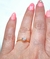 Anillo solitario oro18kl