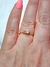 Anillo solitario oro18kl - Joyas Maia