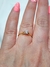 Anillo solitario oro18kl - tienda online