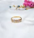Anillo oro18kl cinco piedras - comprar online