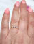 Anillo oro18kl cinco piedras - Joyas Maia