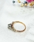 Anillo solitario oro18kl brillante - tienda online