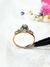 Anillo solitario oro18kl brillante - Joyas Maia