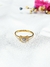 Anillo solitario oro18kl - Joyas Maia