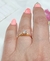 Anillo solitario oro18kl - tienda online