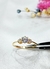 Anillo solitario oro18kl - Joyas Maia
