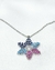 Cadena colgante plata copo de nieve