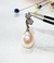 Colgante plata perla oval en internet