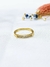 Anillo oro18kl medio sin fin brillantes