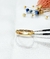 Anillo oro18kl medio sin fin brillantes - comprar online