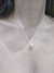 Cadena colgante dona plata rose - comprar online