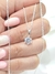 Cadena colgante plata solitario - tienda online