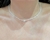 Collar plata tenis - tienda online