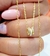 Cadena colgante donas plata dorado - tienda online