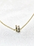 Cadena colgante donas plata dorado - comprar online